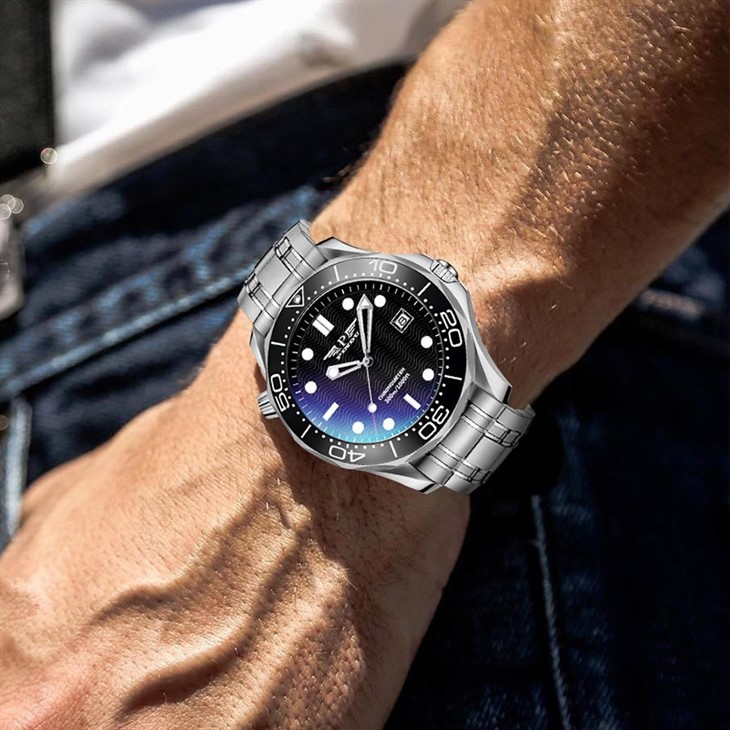 New Design Stainless Steel Watch For Men Mens Luminous Mechanical Watches
