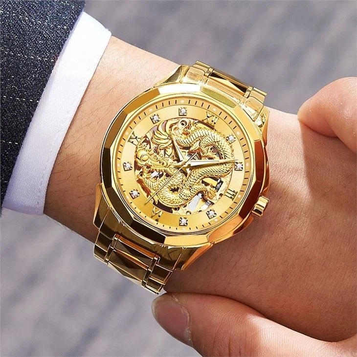 Super Luminous Skeleton Mechanical Watch